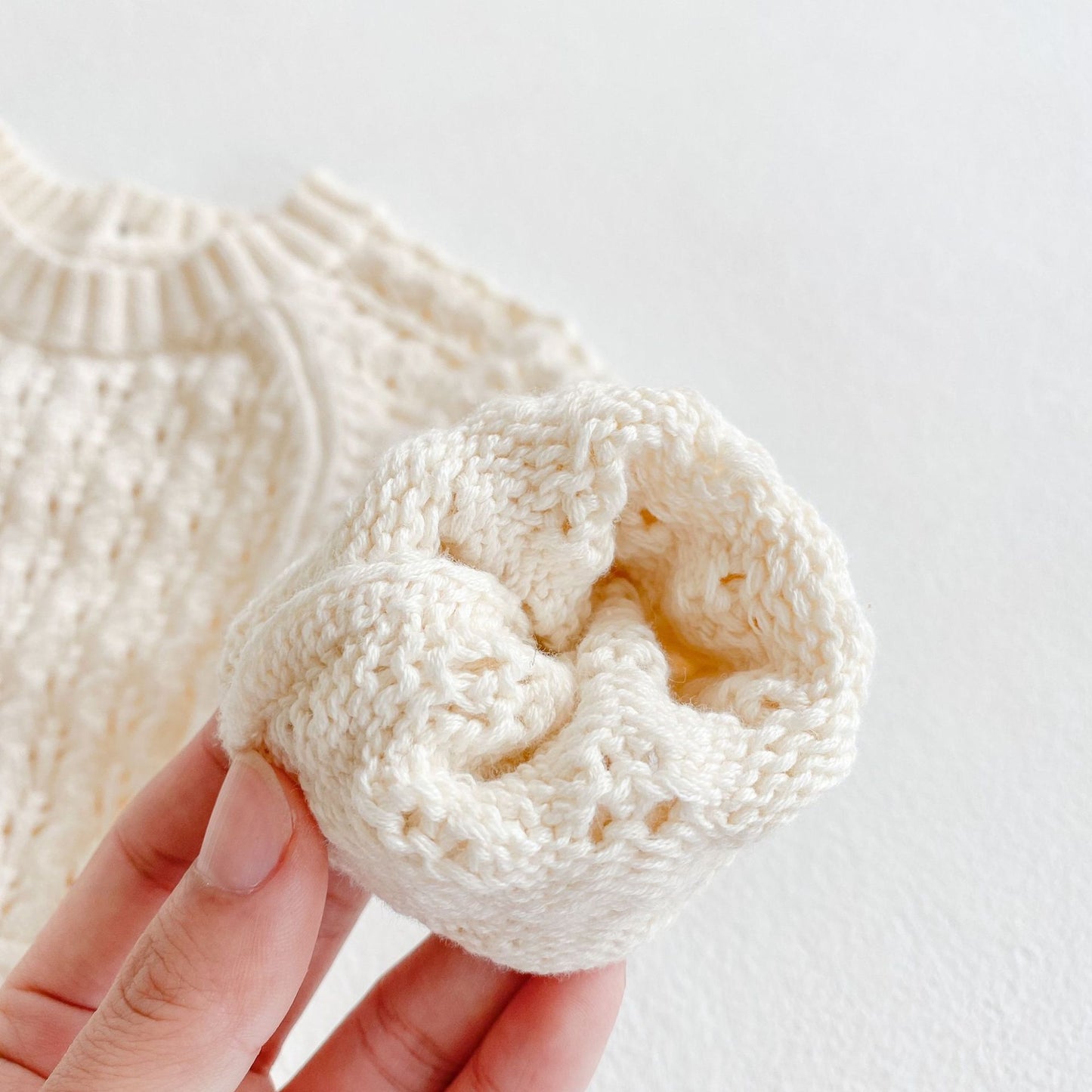 Soft Knit Baby Girl Romper