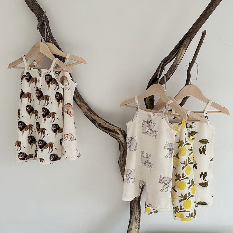 Waffle Baby Summer Jumpsuit
