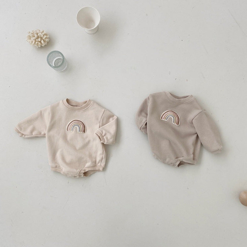 Little Rainbow Cotton Romper