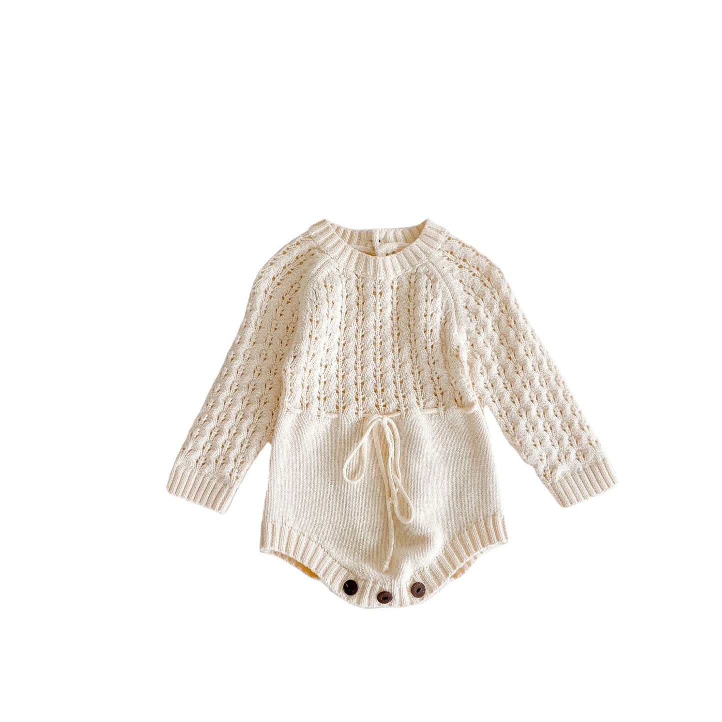 Soft Knit Baby Girl Romper