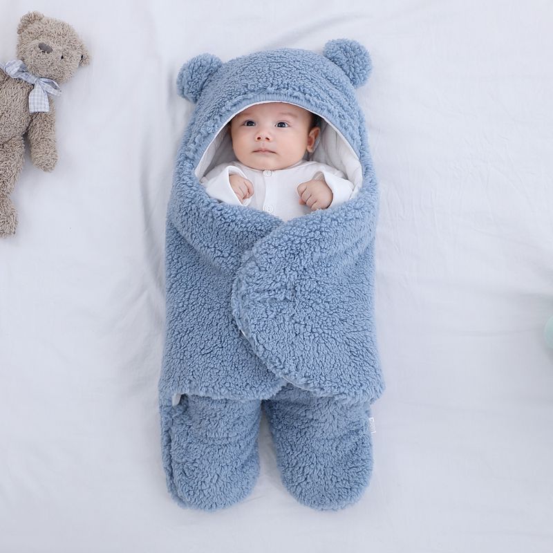 Cozy Quilted Baby Sleeping Bag Wrapper