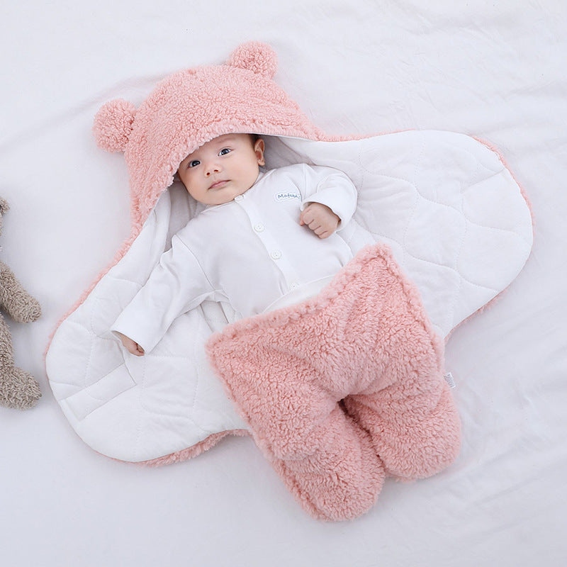 Cozy Quilted Baby Sleeping Bag Wrapper
