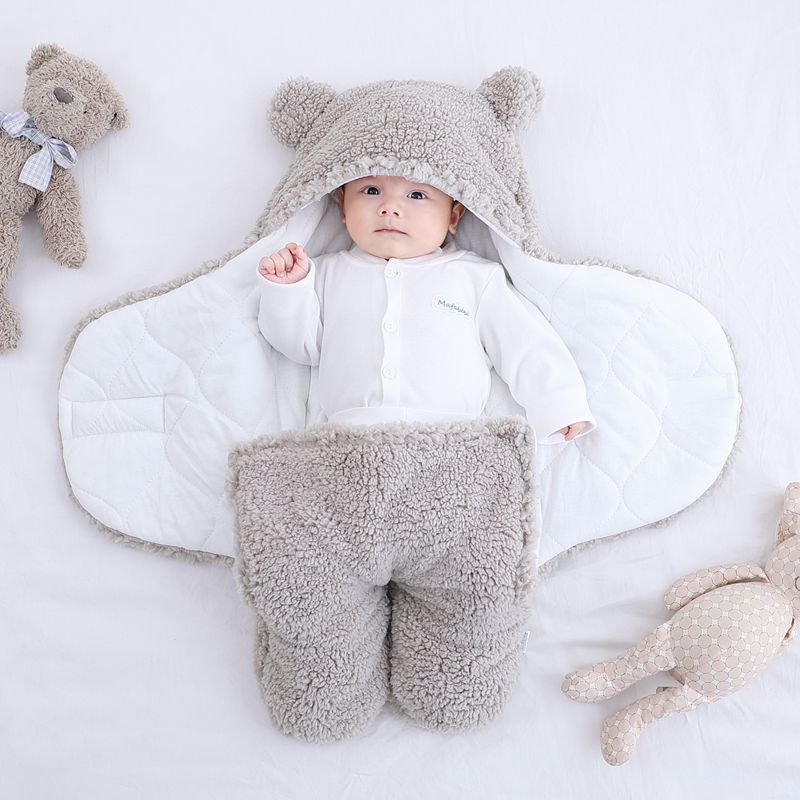 Cozy Quilted Baby Sleeping Bag Wrapper