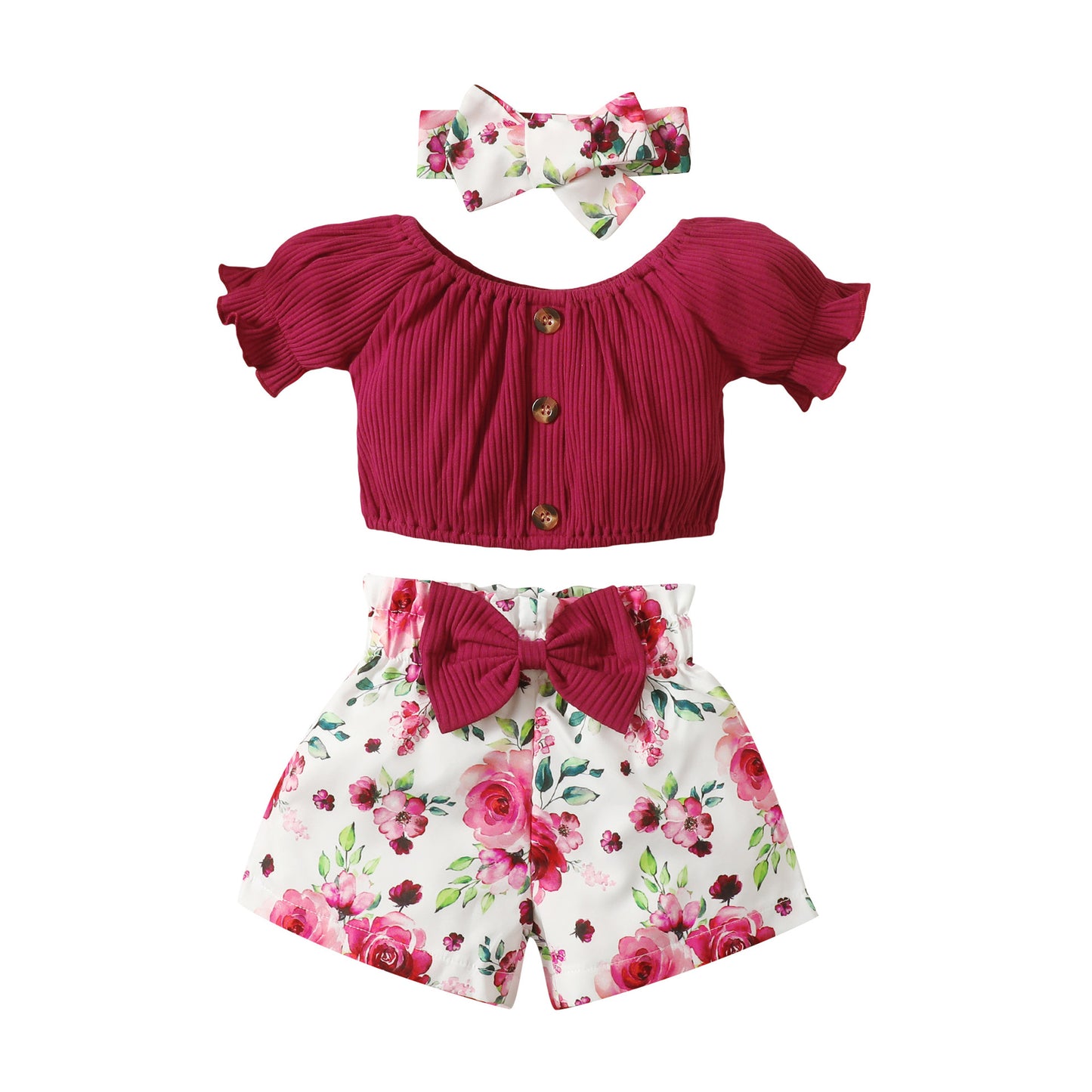 Cute Baby Girl Summer Outfit Set