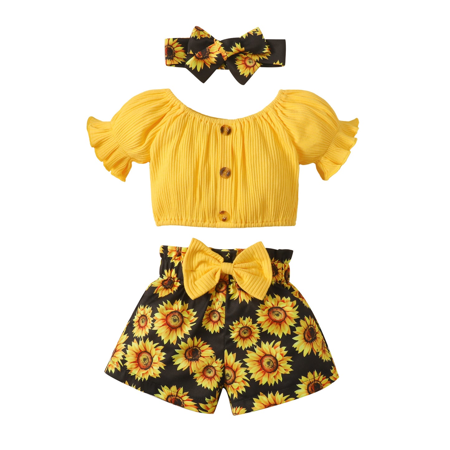 Cute Baby Girl Summer Outfit Set
