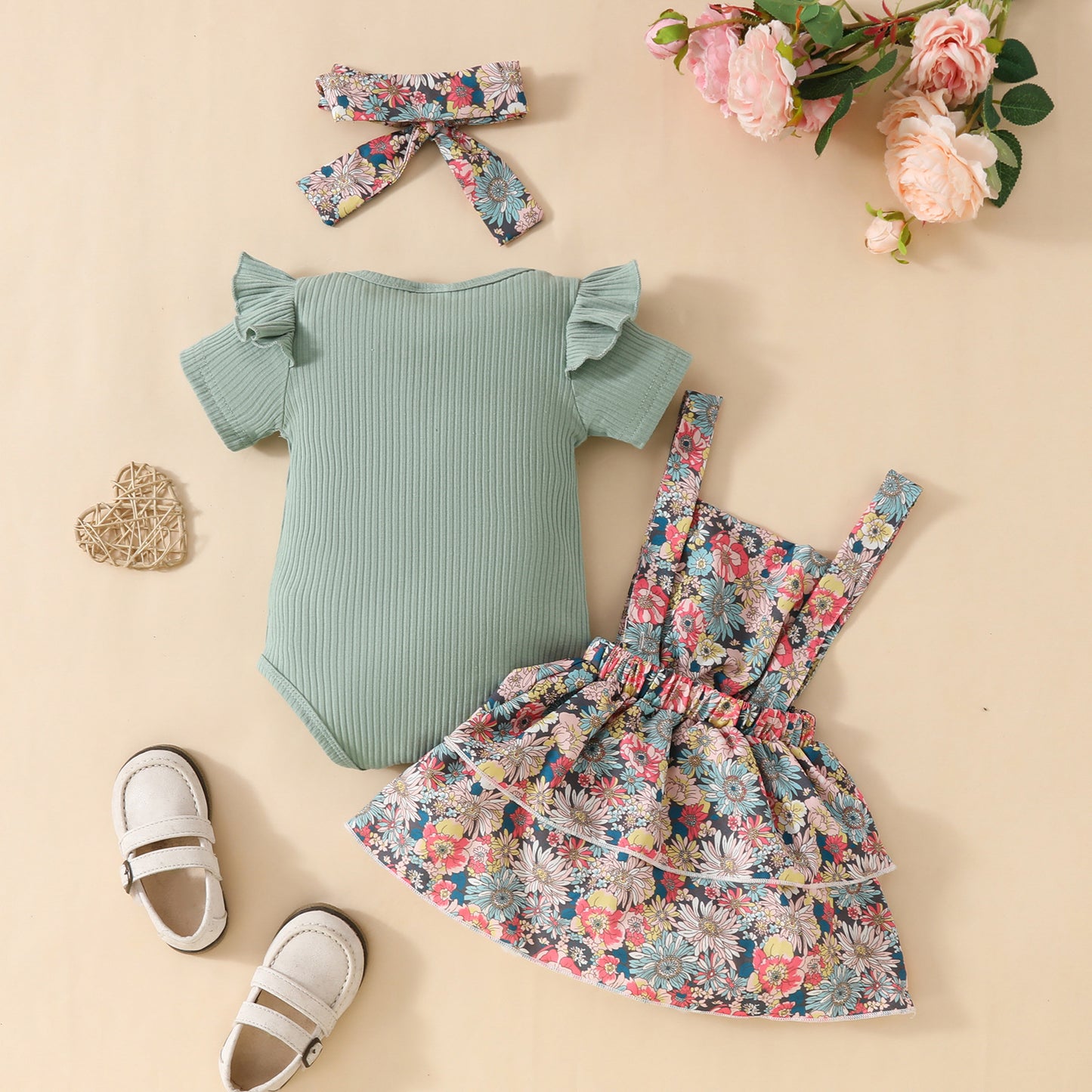 Newborn Triangle Romper Dress