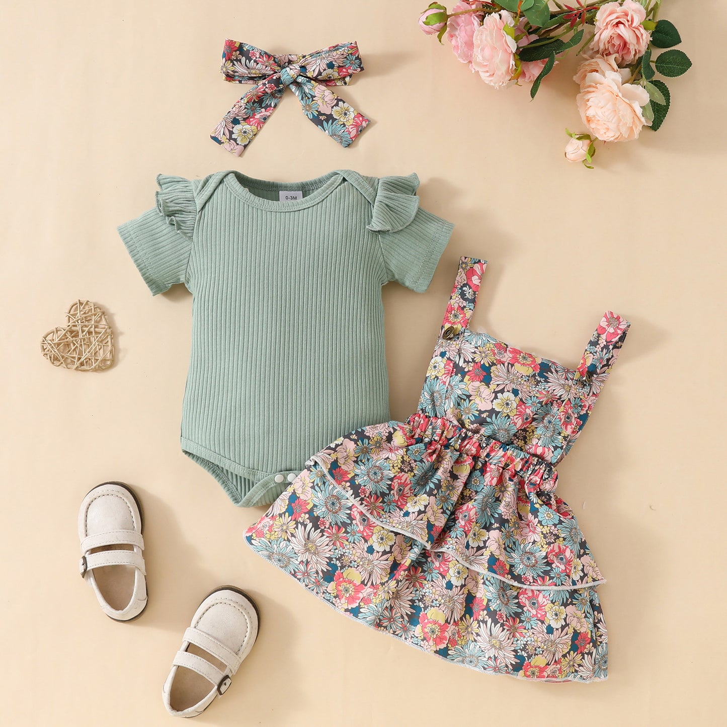 Newborn Triangle Romper Dress