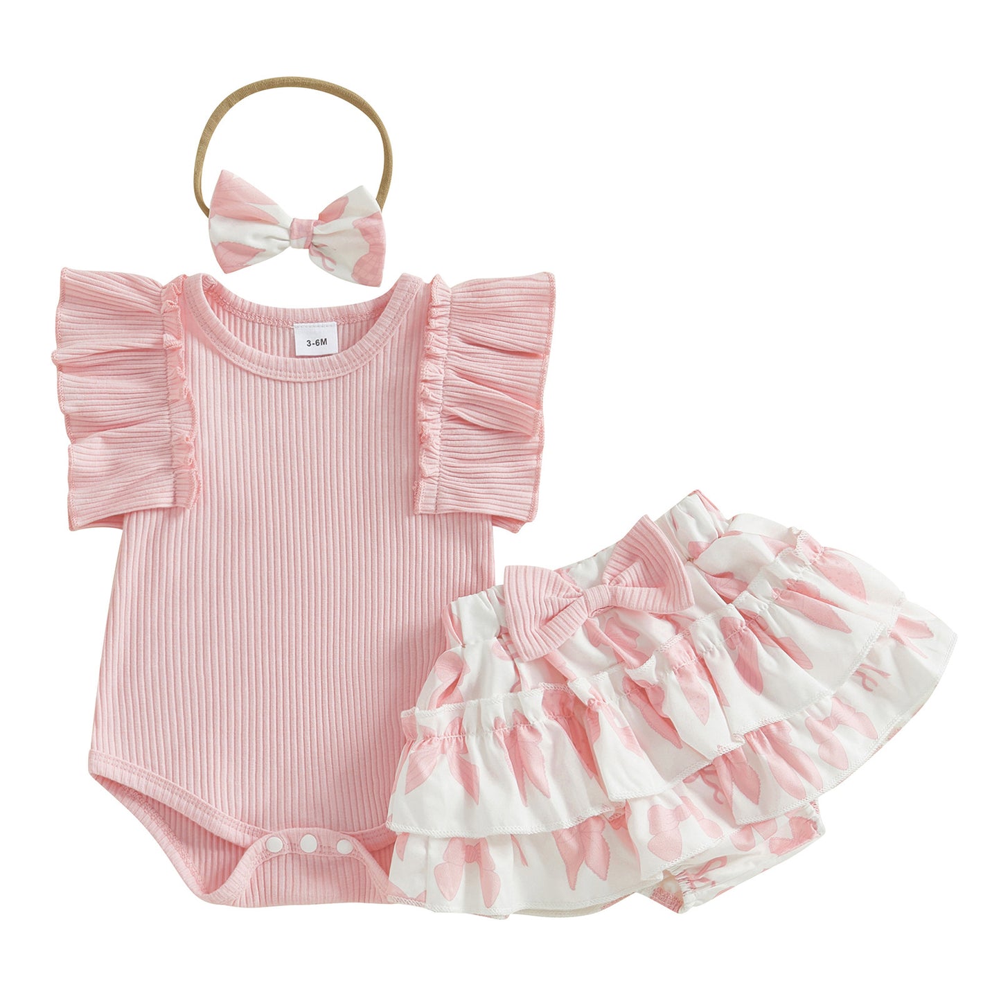 Romper And Skirt Two-Piece Set